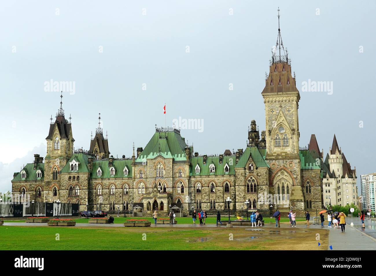 Édifice du ministère de l'est, édifice de l'est, édifice de l'est, Colline du Parlement, Ottawa (Ontario) province, Canada, Amérique du Nord Banque D'Images