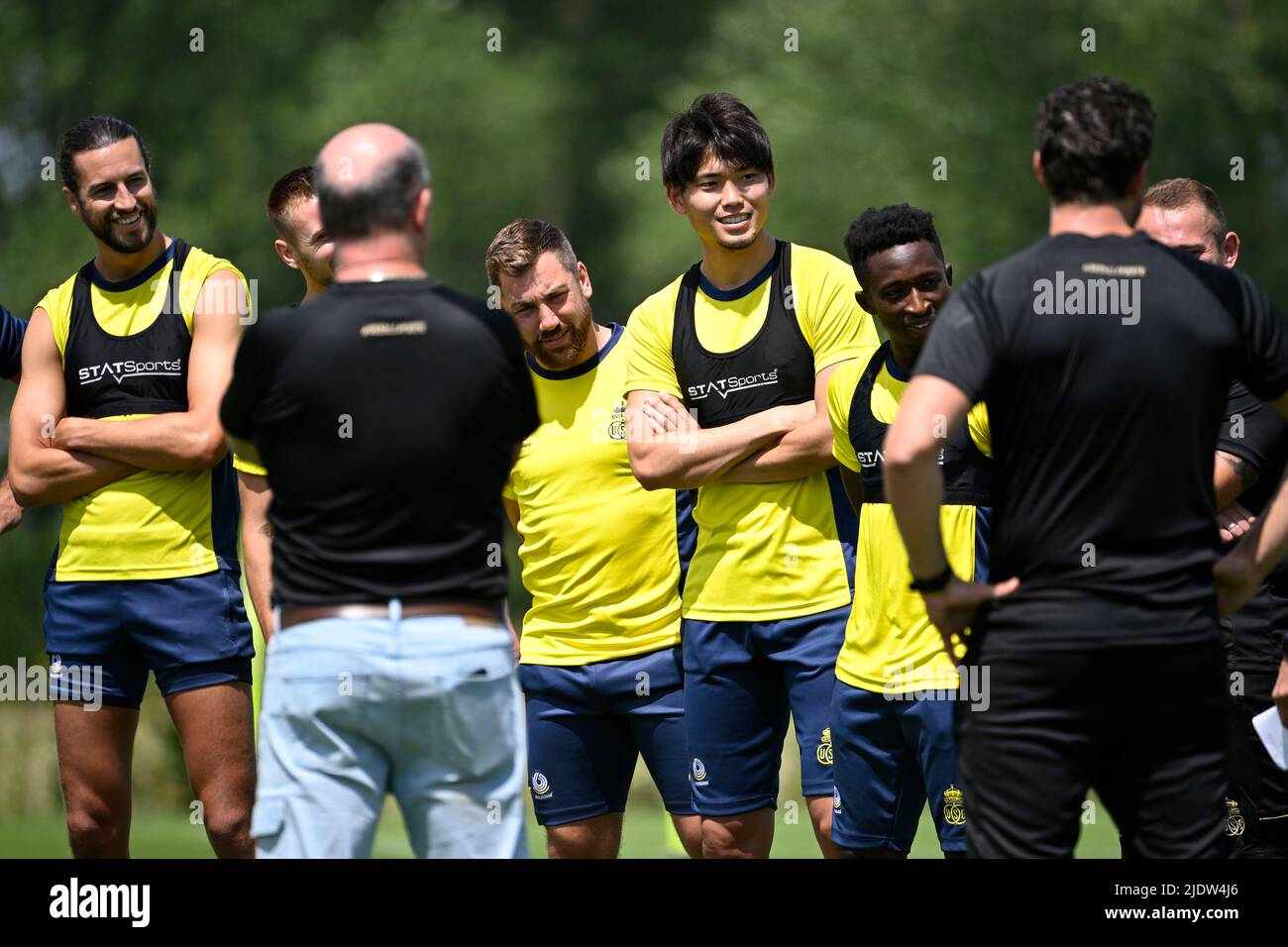 Lier, Belgique, 23 juin 2022, Koki Machida, de l'Union européenne, photographié lors d'une séance d'entraînement en prévision de la saison 2022-2023, de l'équipe belge de football de première division Royale Union Saint-Gilloise, jeudi 23 juin 2022 à Lier. BELGA PHOTO TOM GOYVAERTS Banque D'Images