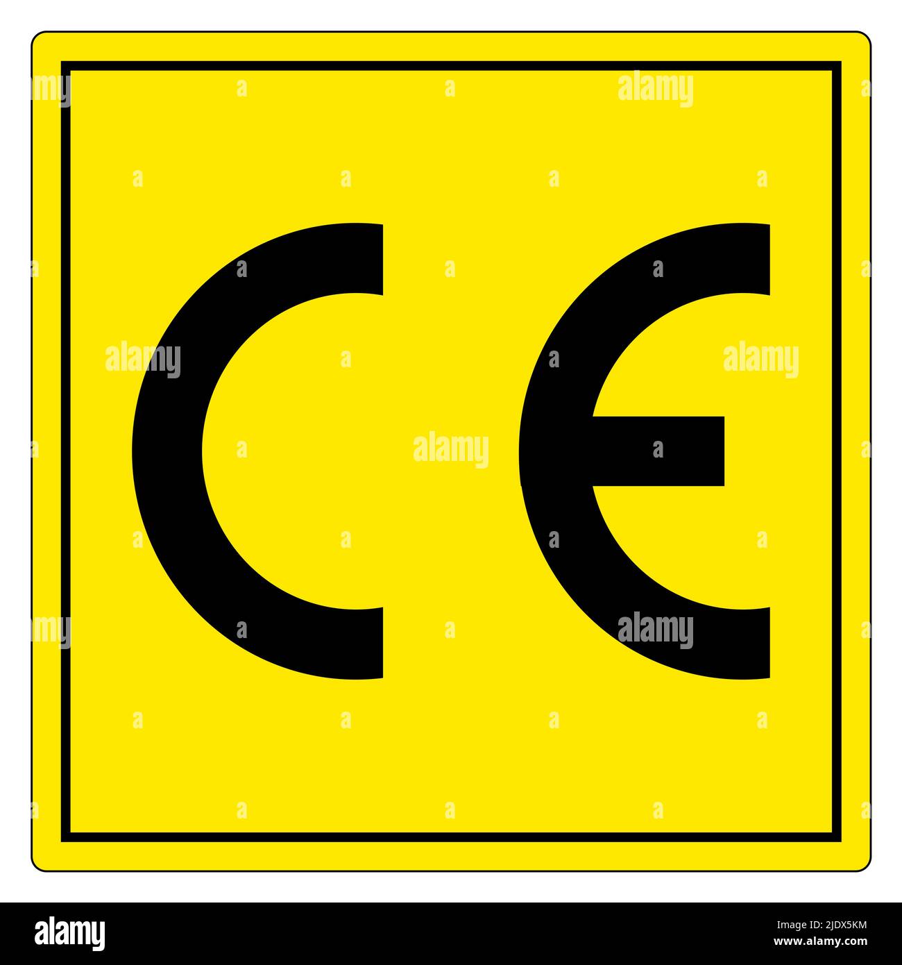 Symbole de marquage ce, illustration vectorielle, isoler sur l'étiquette de fond blanche .EPS10 Illustration de Vecteur