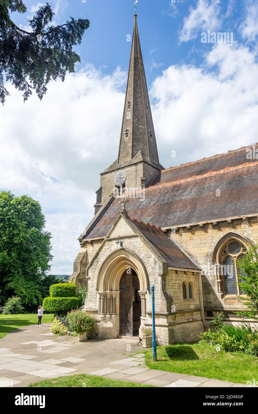 Eglise paroissiale St Laurence, The Shambles, Stroud, Gloucestershire, Angleterre, Royaume-Uni Banque D'Images