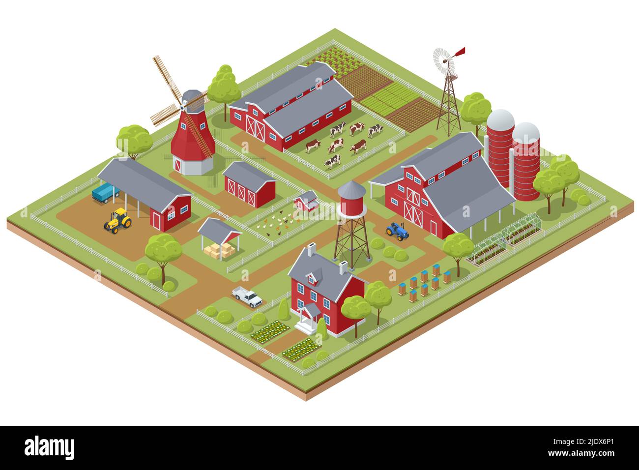 chute-des-terres-agricoles-banque-d-images-vectorielles-alamy