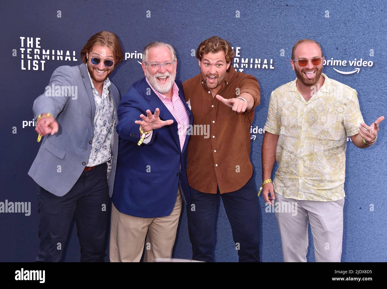 LOS ANGELES, CA - 22 JUIN : les McFarlands participent à la première de Los Angeles à la liste des terminaux au complexe de théâtre DGA sur 22 juin 2022 à Los Angeles, Californie Banque D'Images