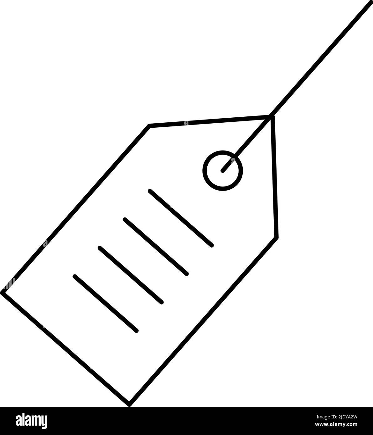 Icône de balise simple. Étiquette de prix pour la tarification. Vecteur modifiable. Illustration de Vecteur Icône de balise simple. Étiquette de prix pour la tarification. Vecteur modifiable. Illustration de Vecteur