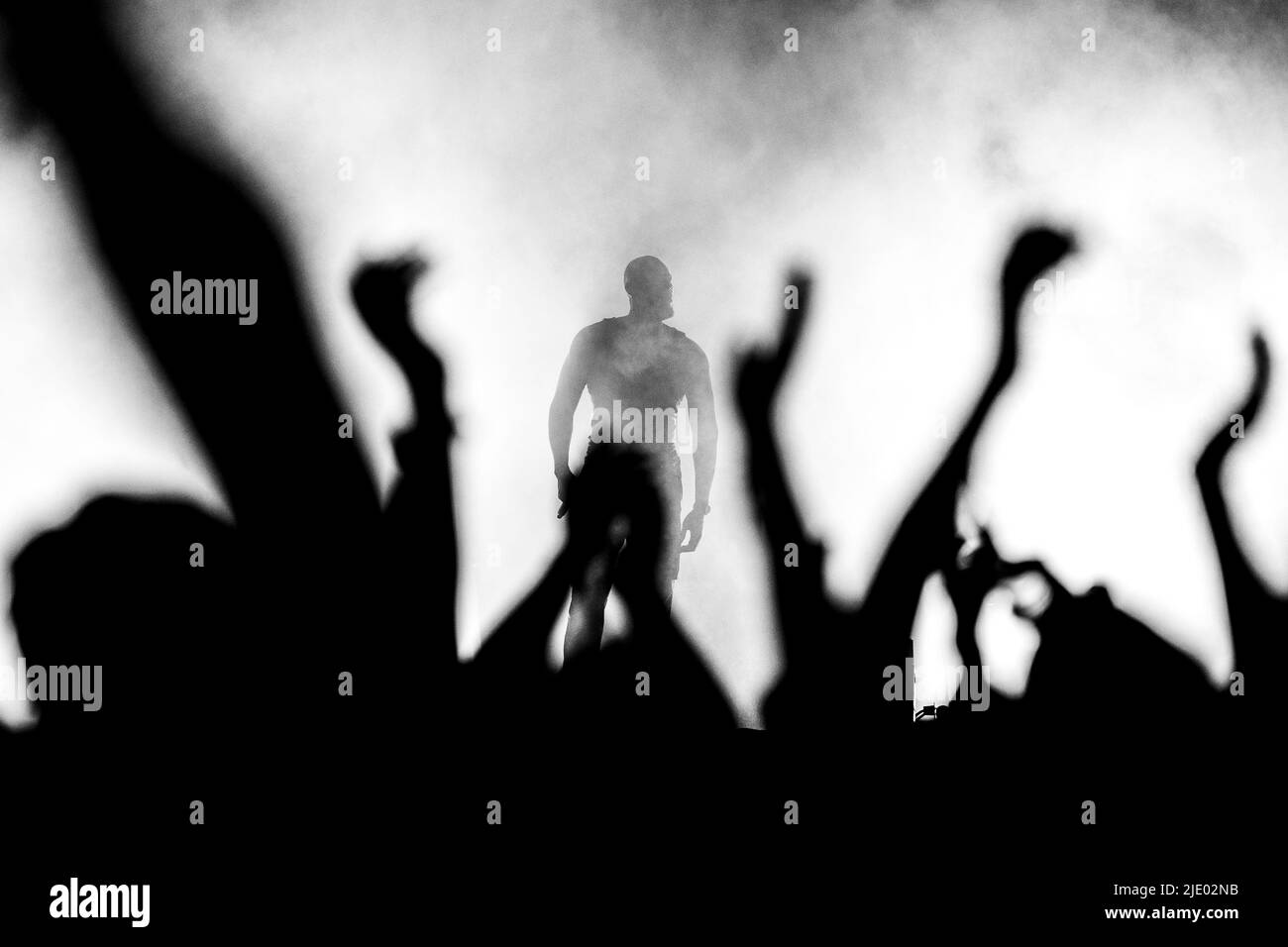 Odense, Danemark. 24th juin 2022. Le rappeur anglais Stormzy joue un concert pendant le festival de musique danois Tinderbox 2022 à Odense. (Crédit photo : Gonzales photo/Alamy Live News Banque D'Images