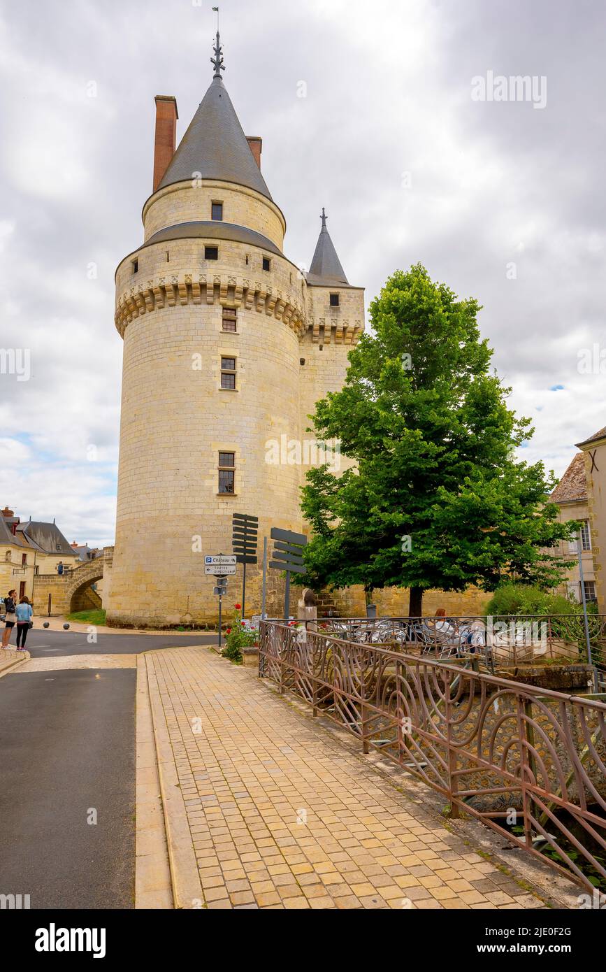 Château de Langeais, château gothique élégant datant du 15th siècle. Indre-et-Loire, France. Banque D'Images