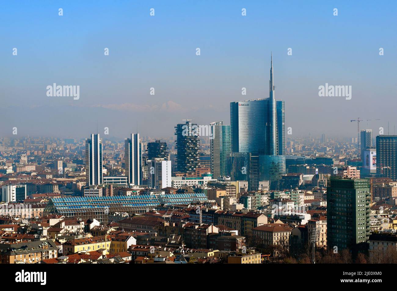 Milan, vue d'ensemble. Banque D'Images