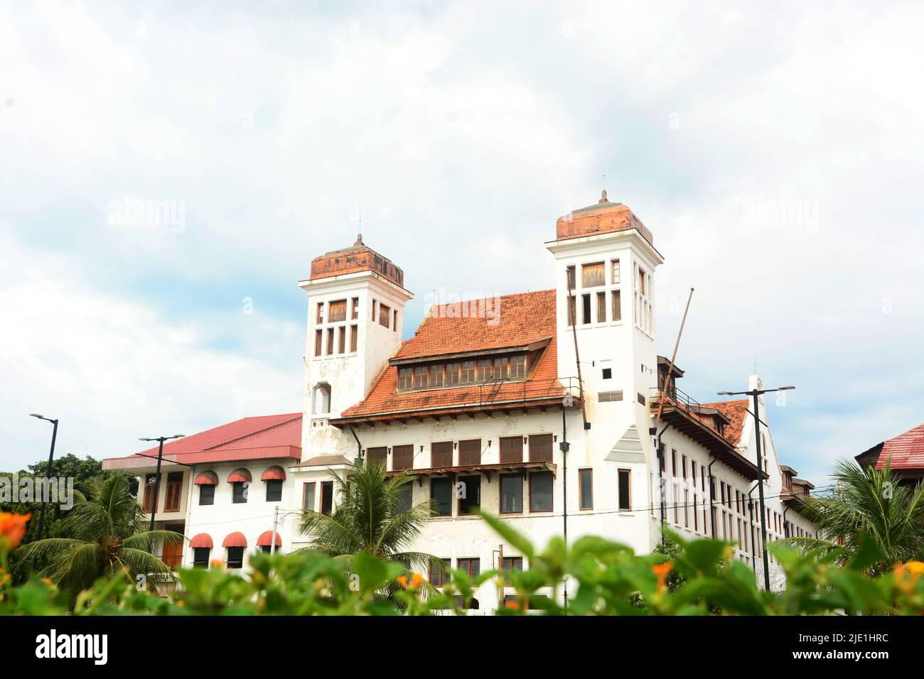 Site touristique et bâtiments dans la vieille ville de Jakarta Banque D'Images