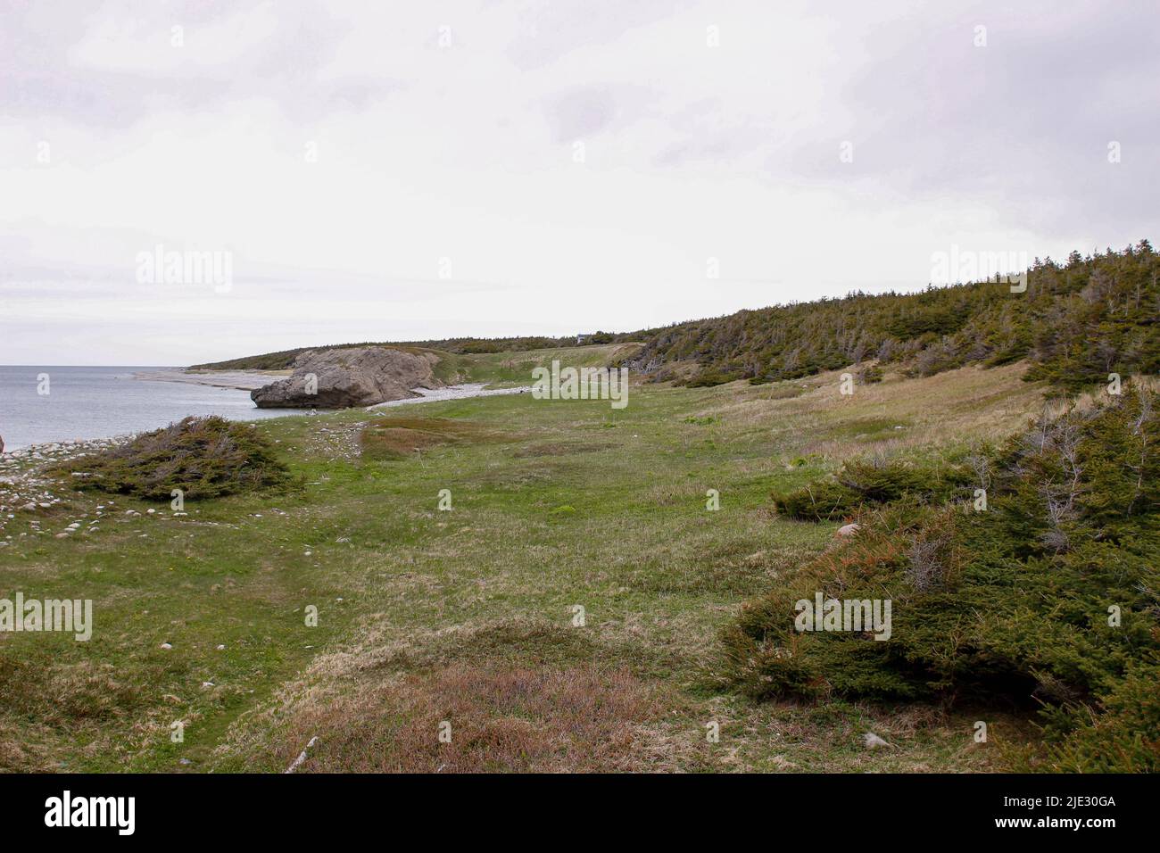 Photo unique du parc provincial Arches à terre-neuve Banque D'Images