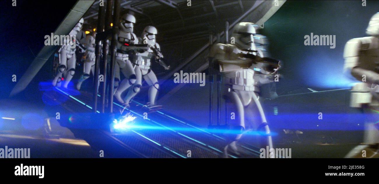 Les gardes impériaux, Star Wars : Episode VII - LA FORCE se réveille, 2015 Banque D'Images