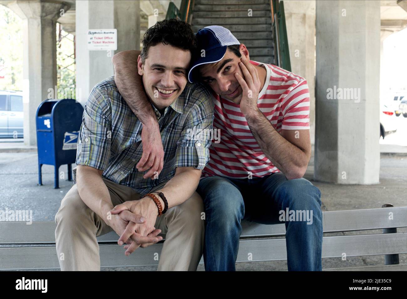 JAMES FRANCO, Zachary Quinto, JE SUIS MICHAEL, 2015 Banque D'Images