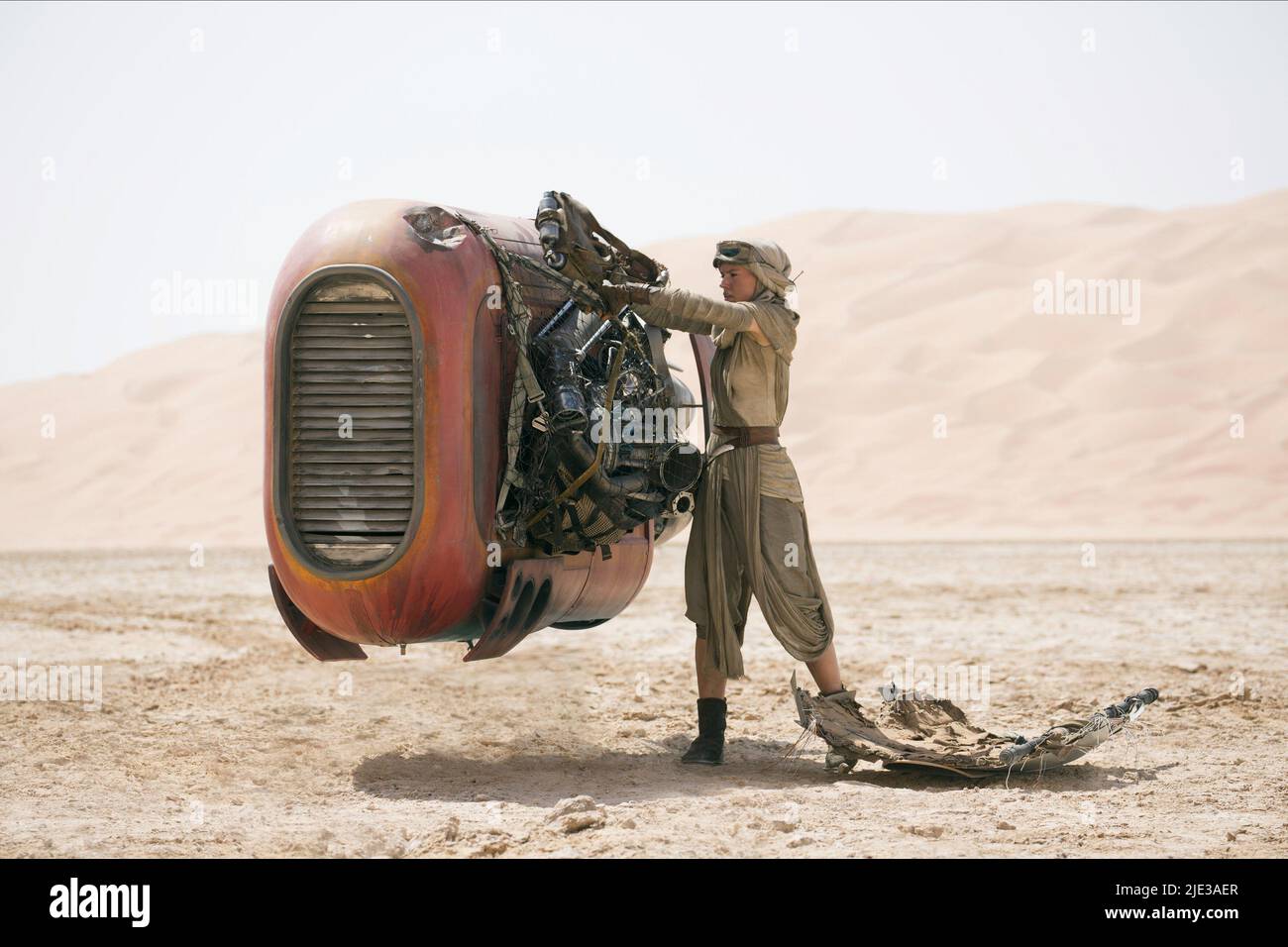 DAISY RIDLEY, Star Wars : Episode VII - LA FORCE se réveille, 2015 Banque D'Images
