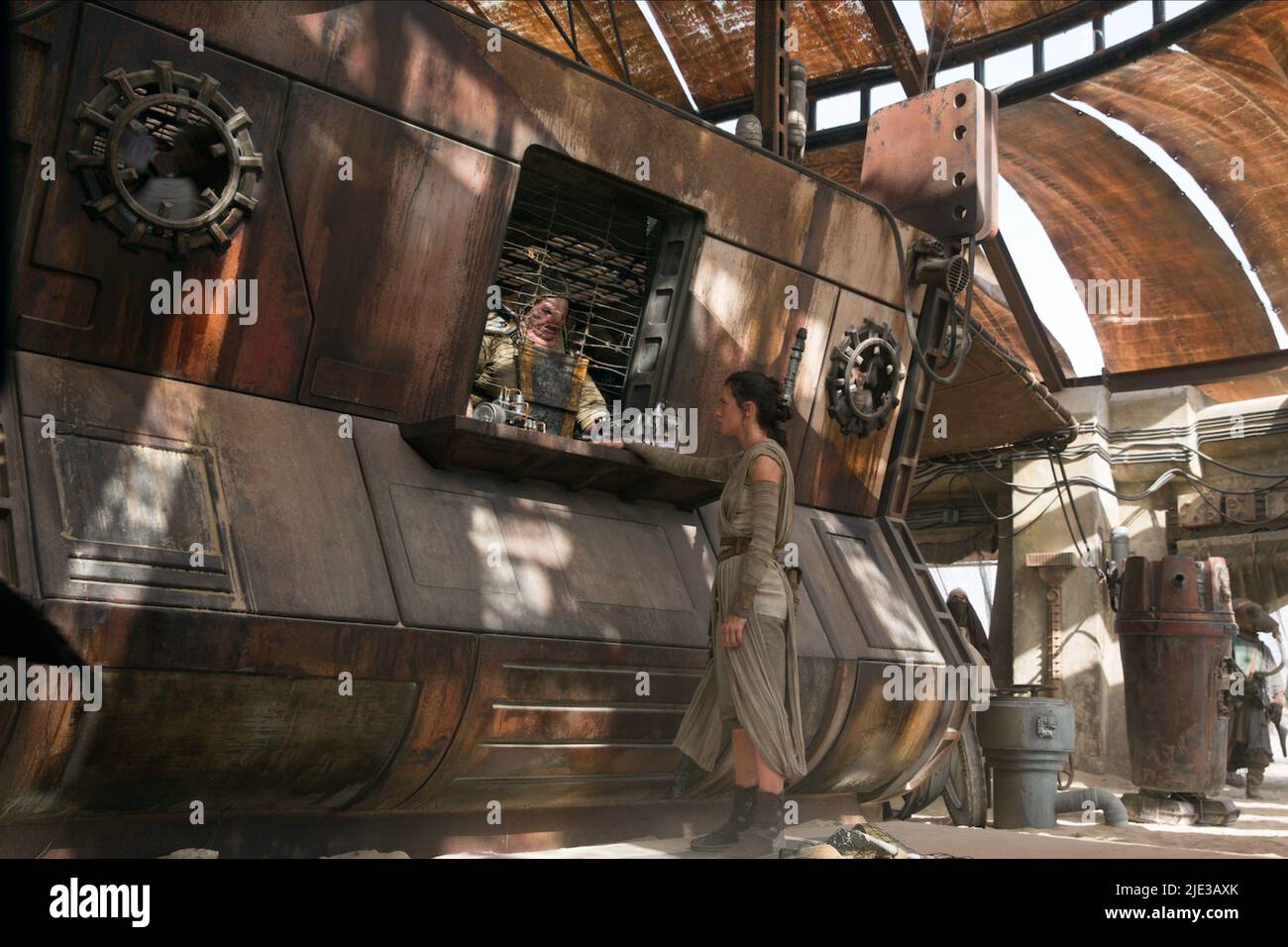 DAISY RIDLEY, Star Wars : Episode VII - LA FORCE se réveille, 2015 Banque D'Images