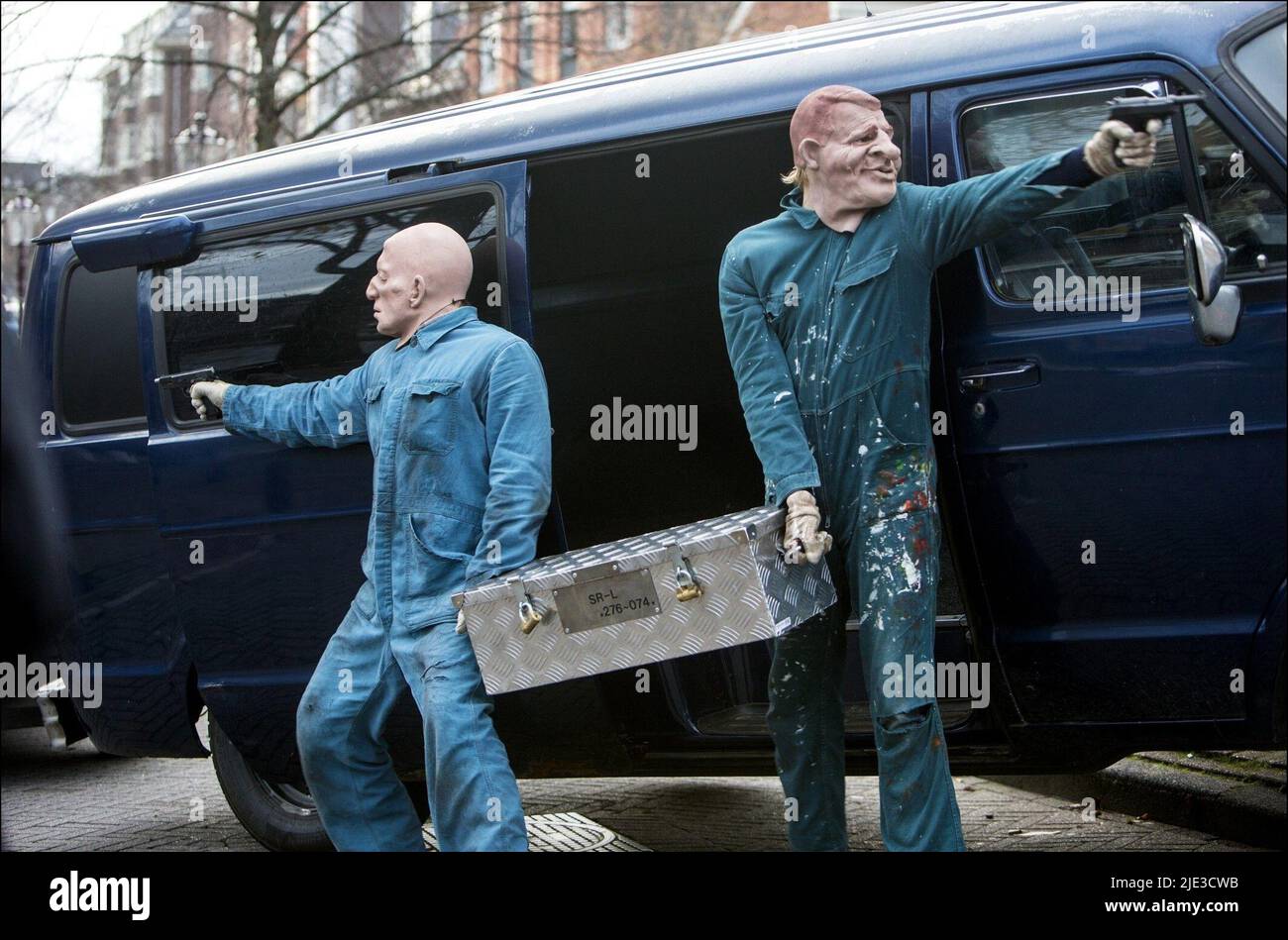 VOLEURS ARMÉS MASQUÉS, ENLÈVEMENT FREDDY HEINEKEN, 2015 Banque D'Images