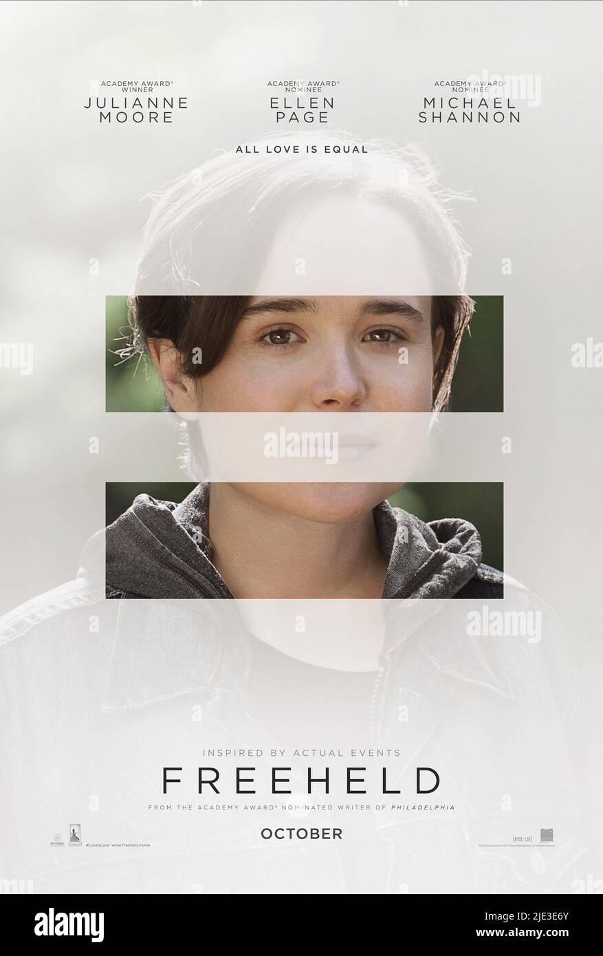 ELLEN PAGE POSTER, FREEHELD, 2015 Banque D'Images