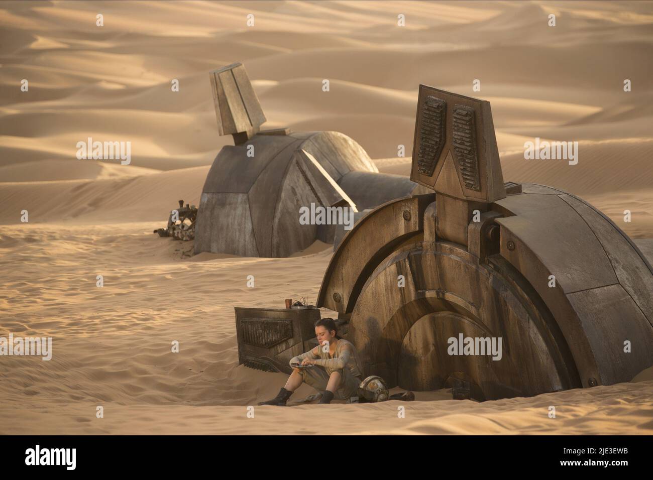 DAISY RIDLEY, Star Wars : Episode VII - LA FORCE se réveille, 2015 Banque D'Images