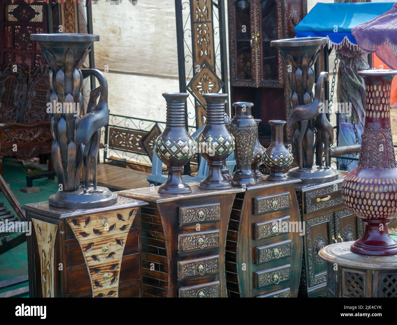 La vieille boutique de meubles ont des meubles anciens Banque D'Images