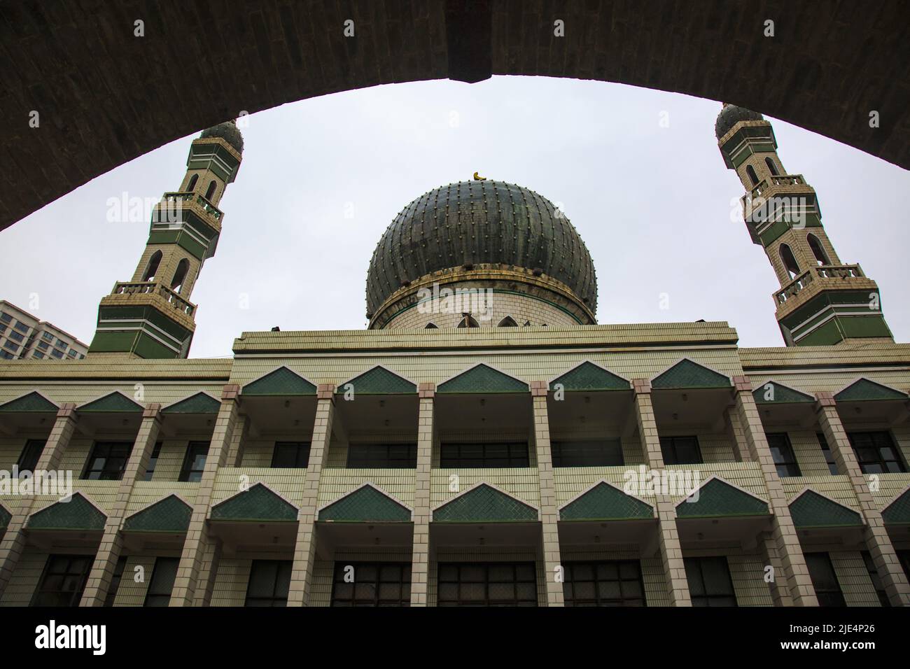 Xining qinghai dongguan halal grand temple temple mosquée temple Banque D'Images