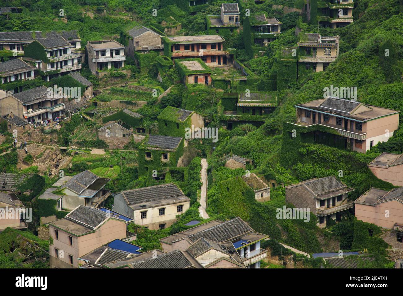 Zhejiang zhoushan shengsi son île pas un village Banque D'Images