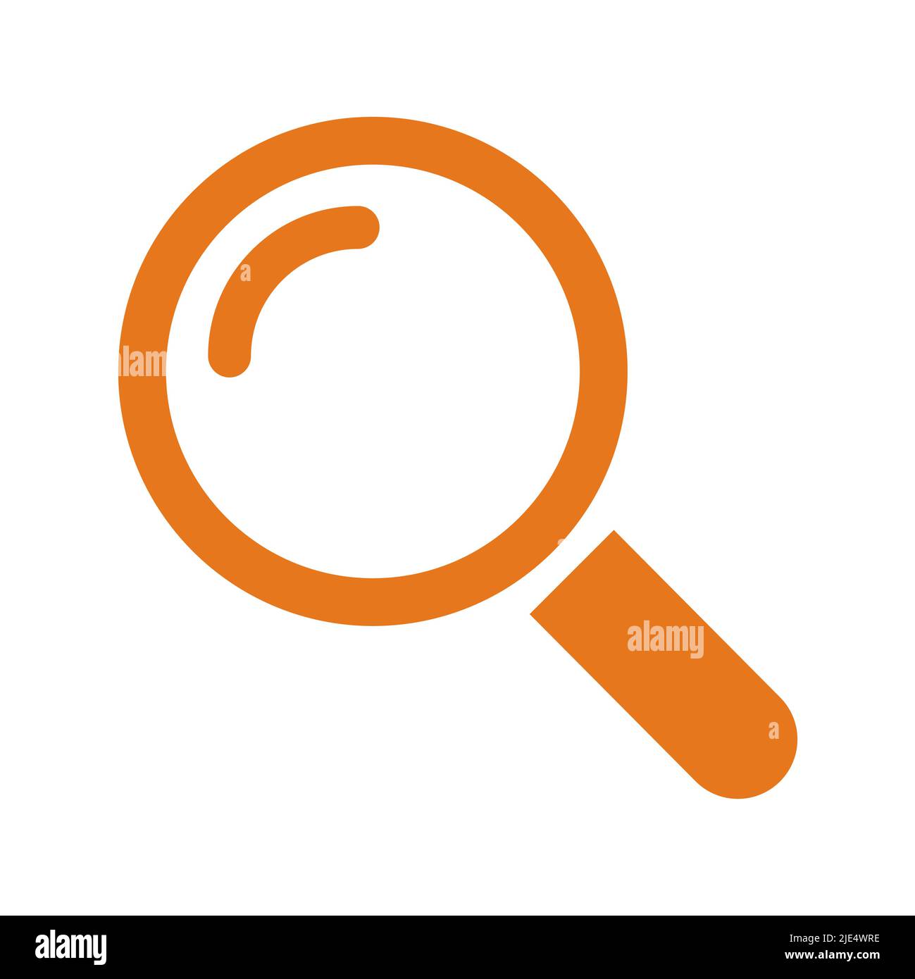 Icône de loupe, symbole de zoom, symbole de mise au point de recherche