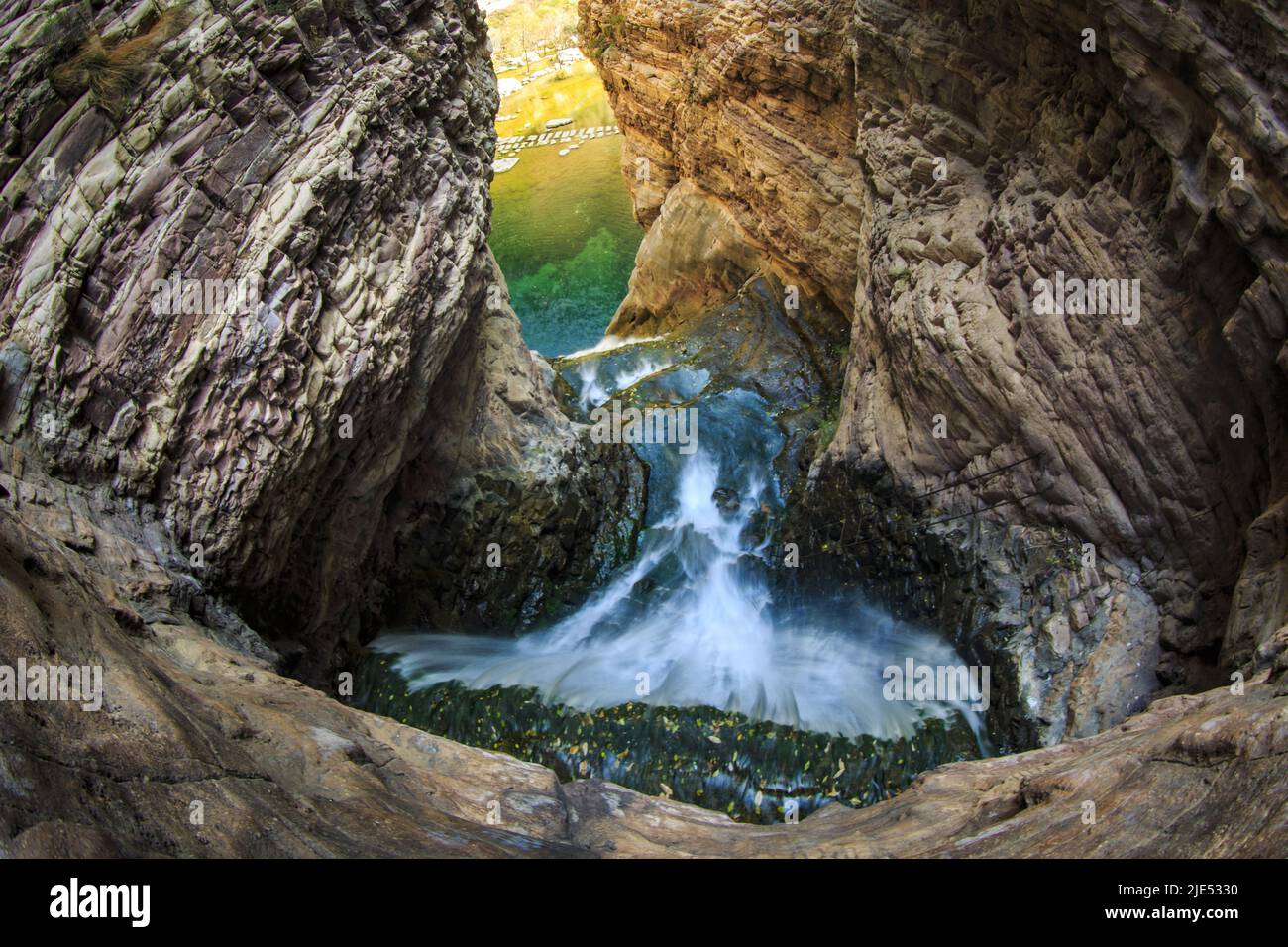 Henan anyang Lin le grand canyon de taihang le tourisme des montagnes de taihang Banque D'Images