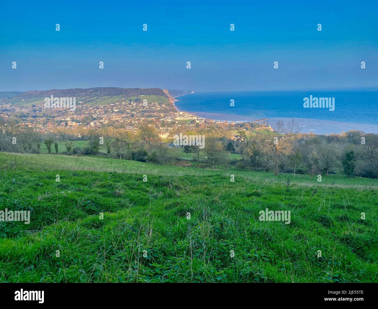 Sidmouth Beach à Devon, Royaume-Uni Banque D'Images