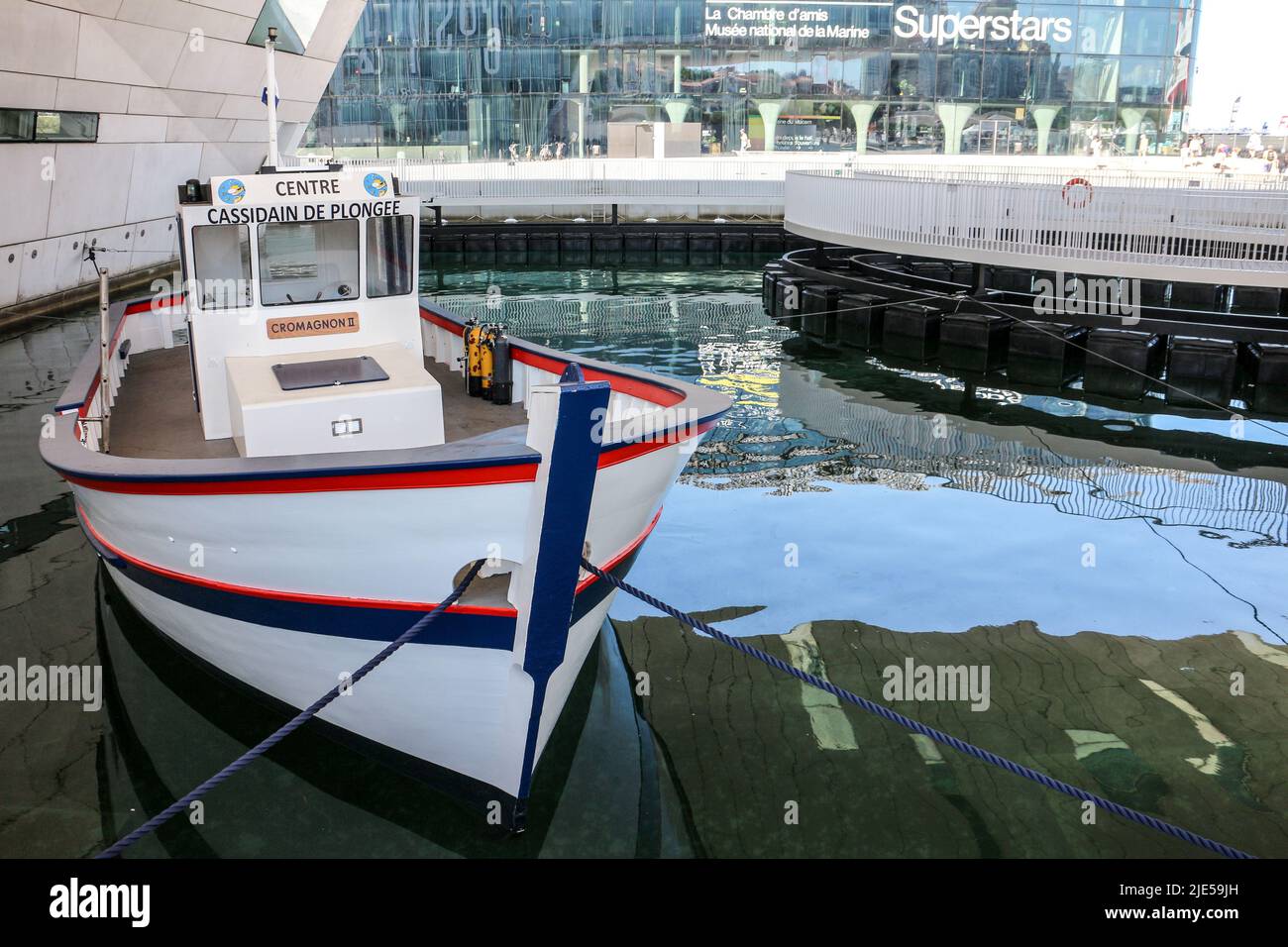 Grotte COSQUER (réplique) Banque D'Images