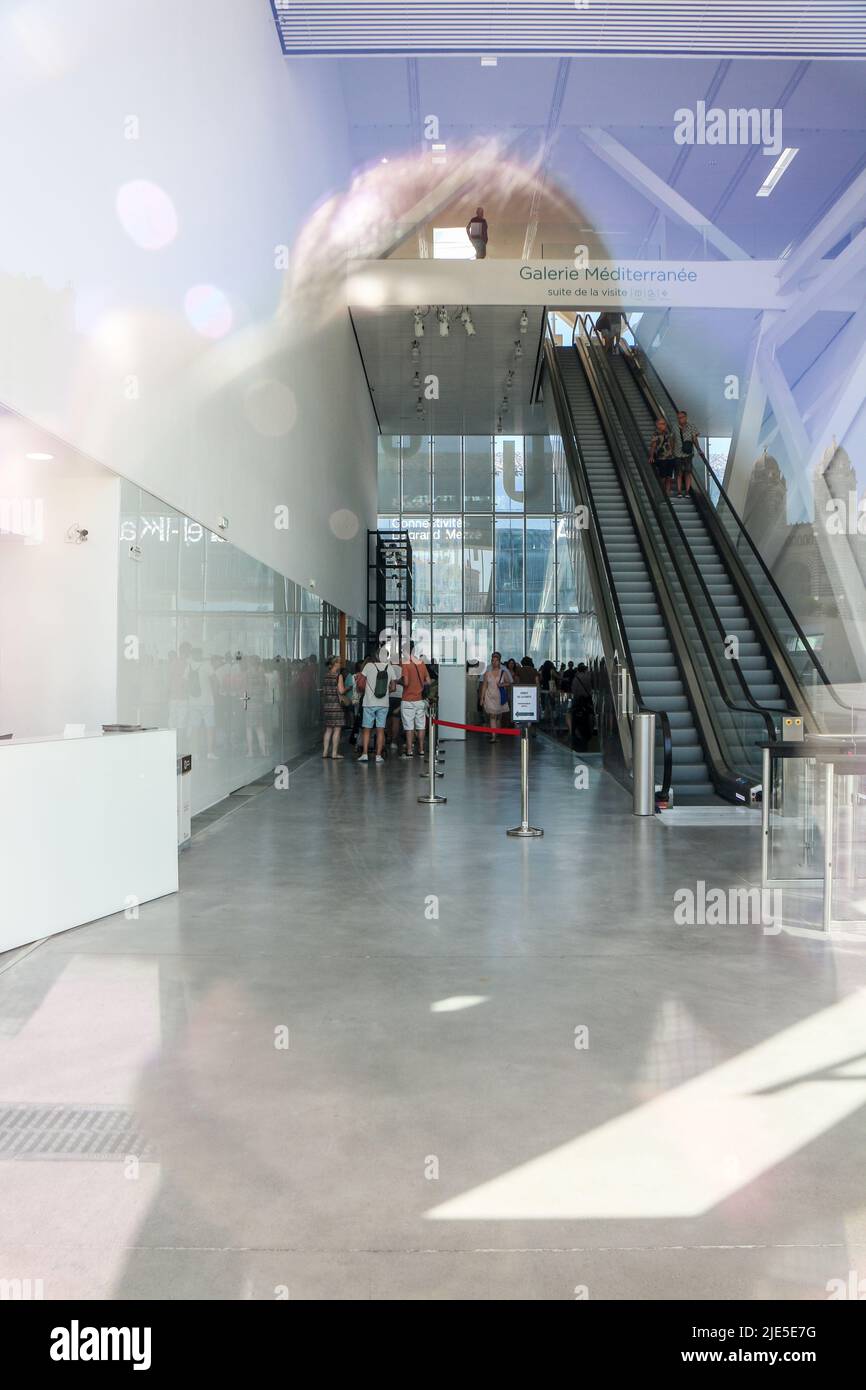 Intérieur Grotte COSQUER (réplique) Banque D'Images