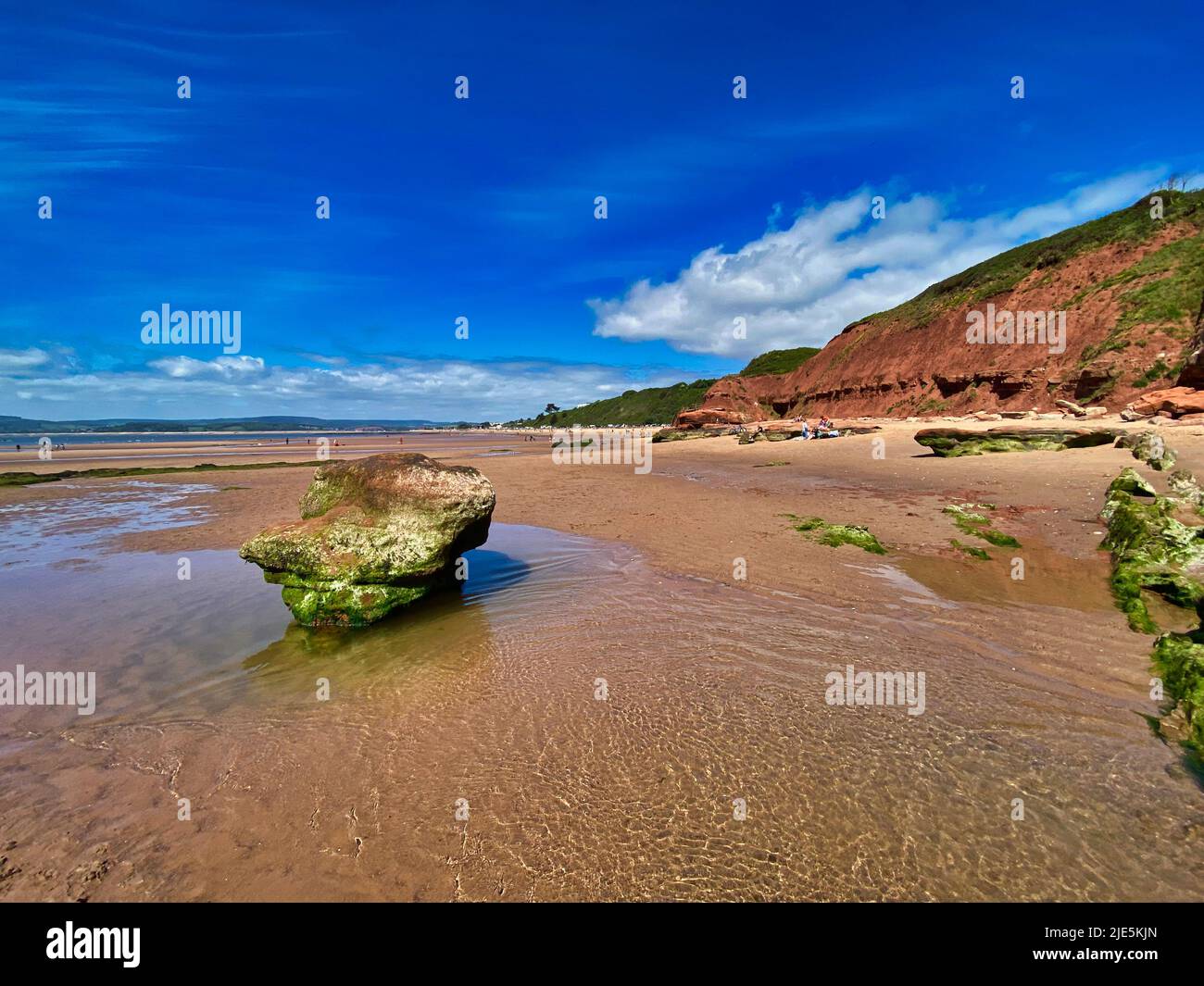 Exmouth front de mer à Devon Banque D'Images