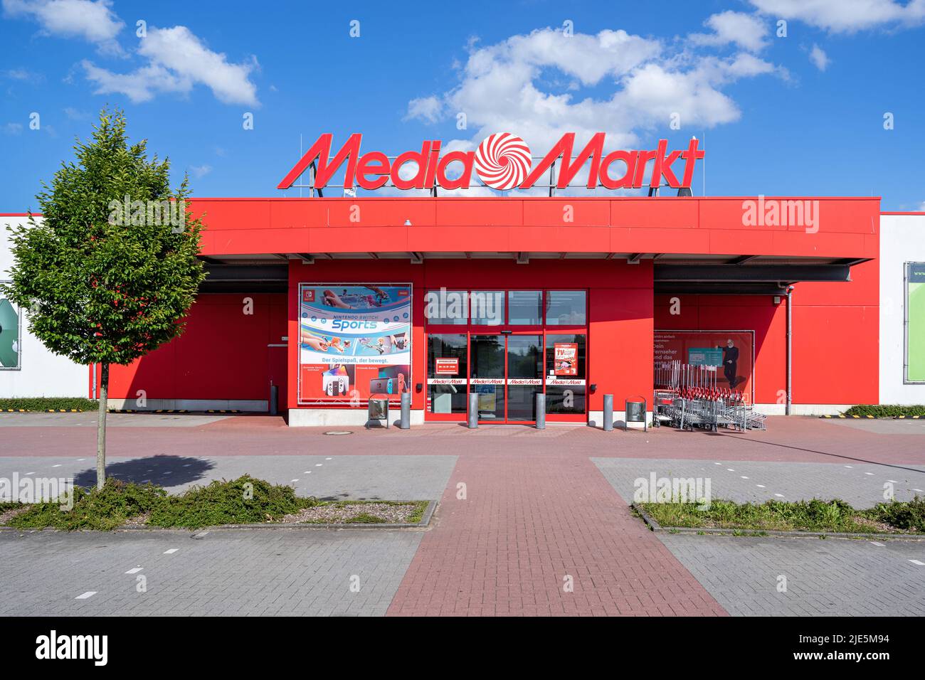 Media Markt à Rendsburg, en Allemagne Banque D'Images