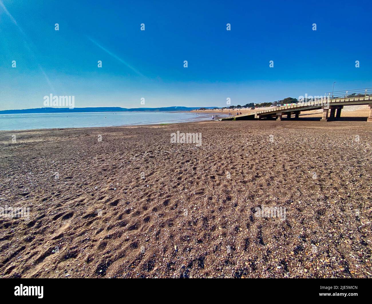 Exmouth front de mer à Devon Banque D'Images