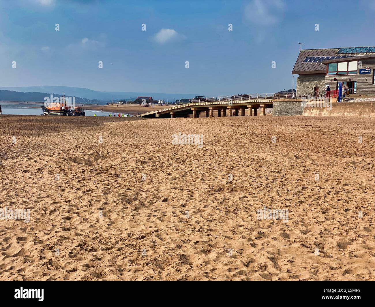 Exmouth front de mer à Devon Banque D'Images