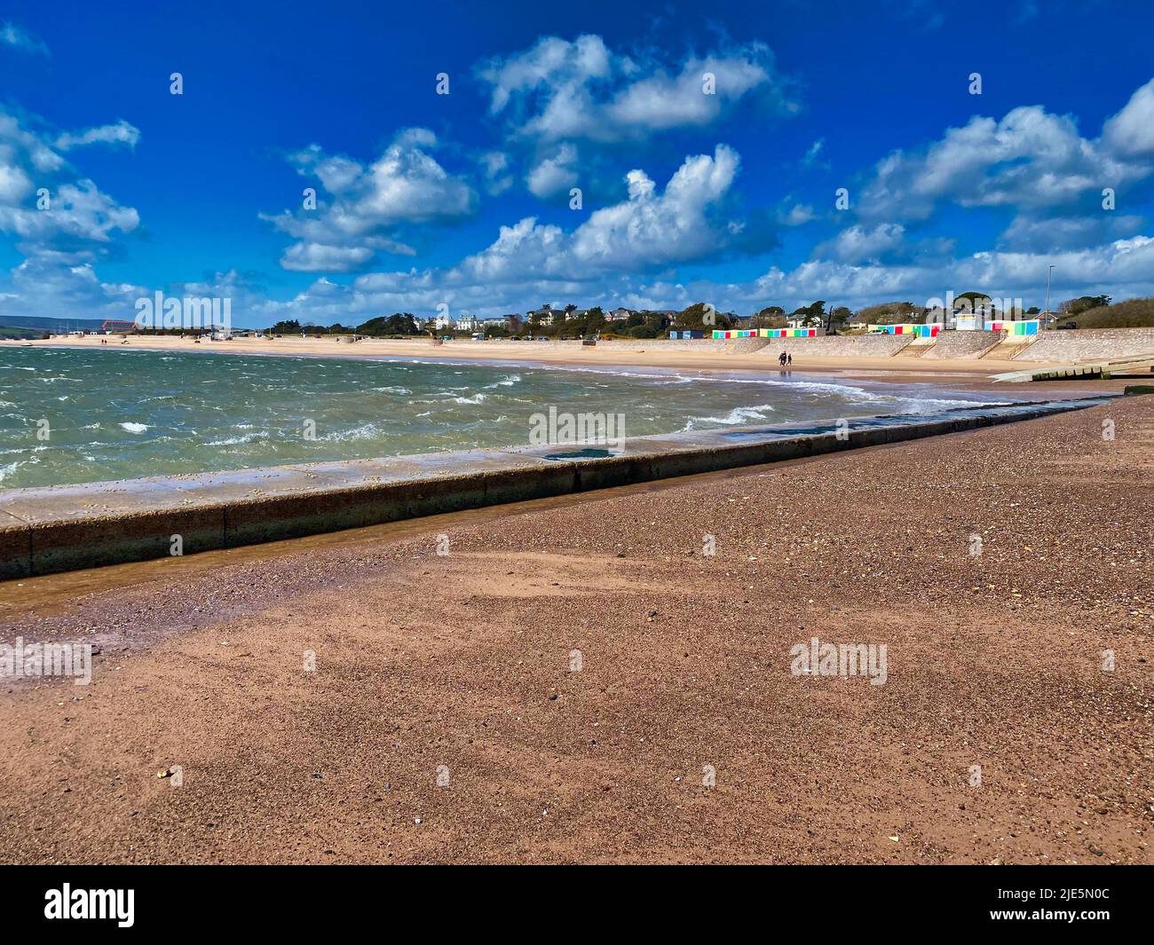 Exmouth front de mer à Devon Banque D'Images