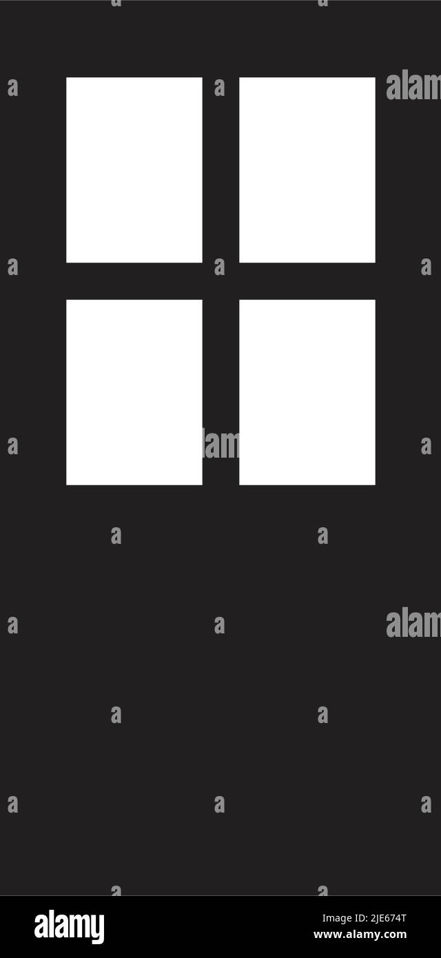 Modèle vectoriel d'inspiration pour le logo de porte Illustration de Vecteur