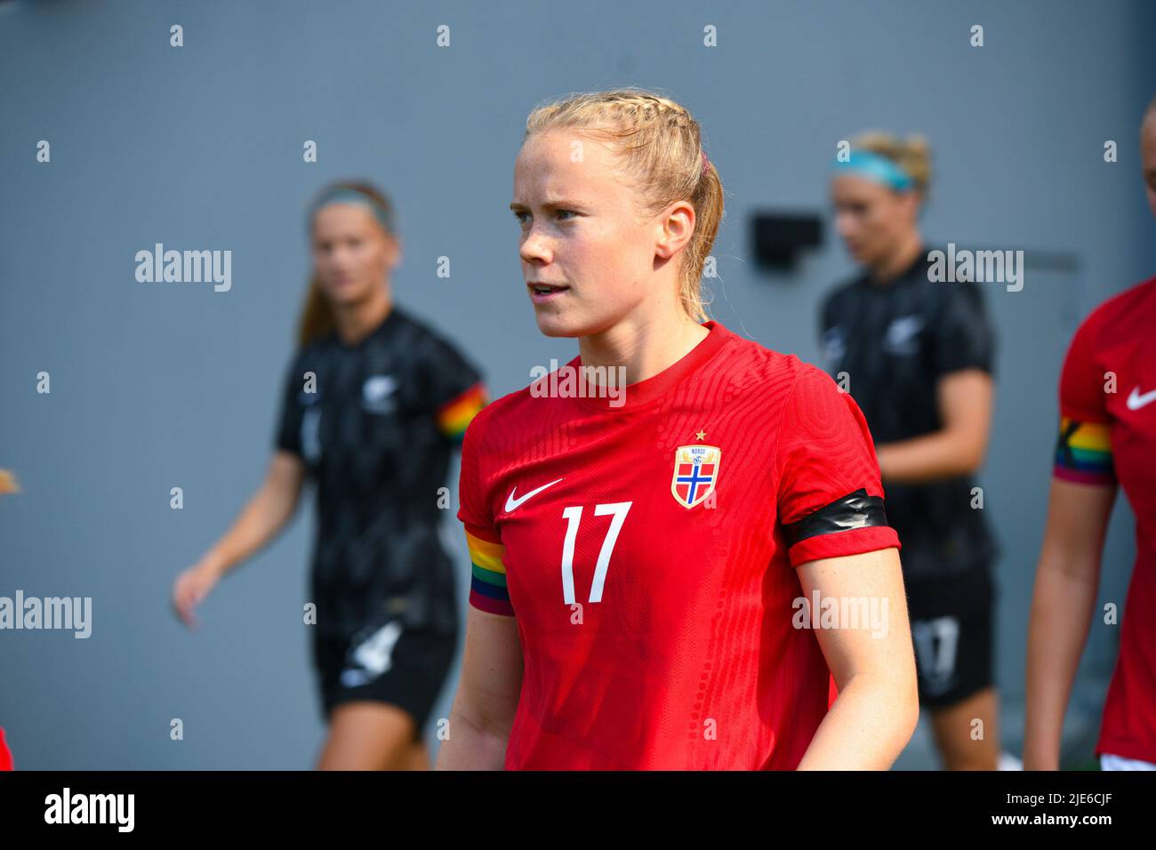 Oslo 20220625.Julie Blakstad pendant le match international des femmes entre la Norvège et la Nouvelle-Zélande au stade Ullevål. Photo: Martin Solhaug Standal / NTB Banque D'Images