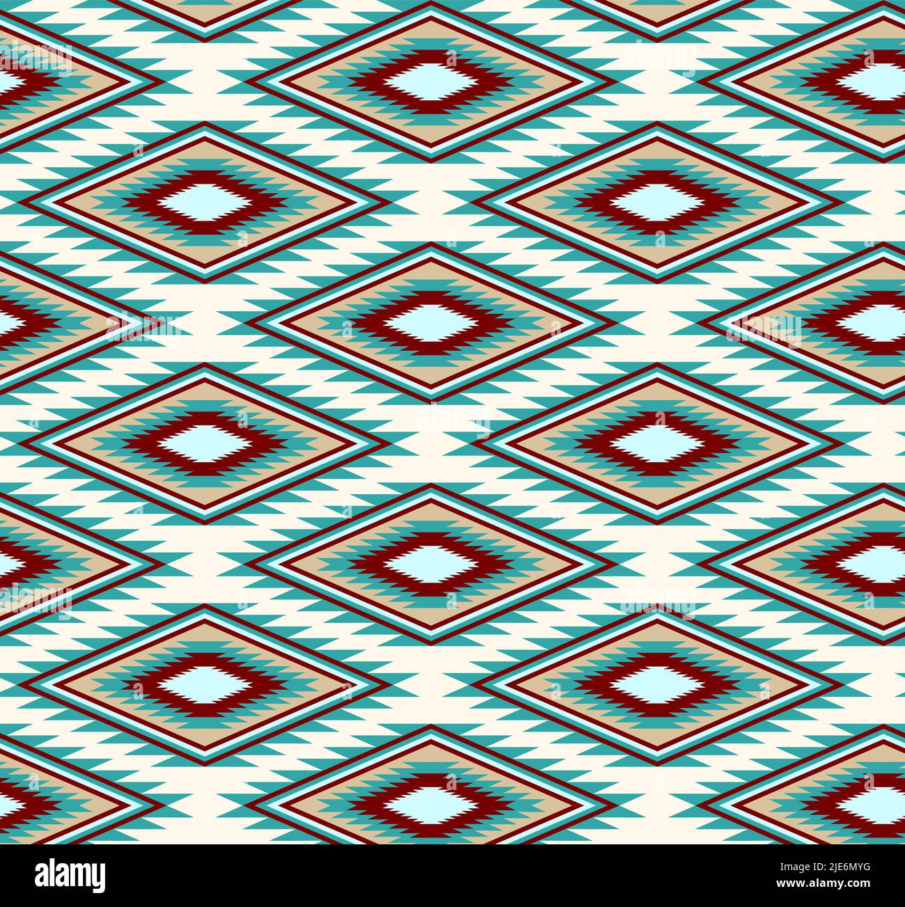 Motif de répétition sans couture du sud-ouest américain - illustration vectorielle Illustration de Vecteur Motif de répétition sans couture du sud-ouest américain - illustration vectorielle Illustration de Vecteur