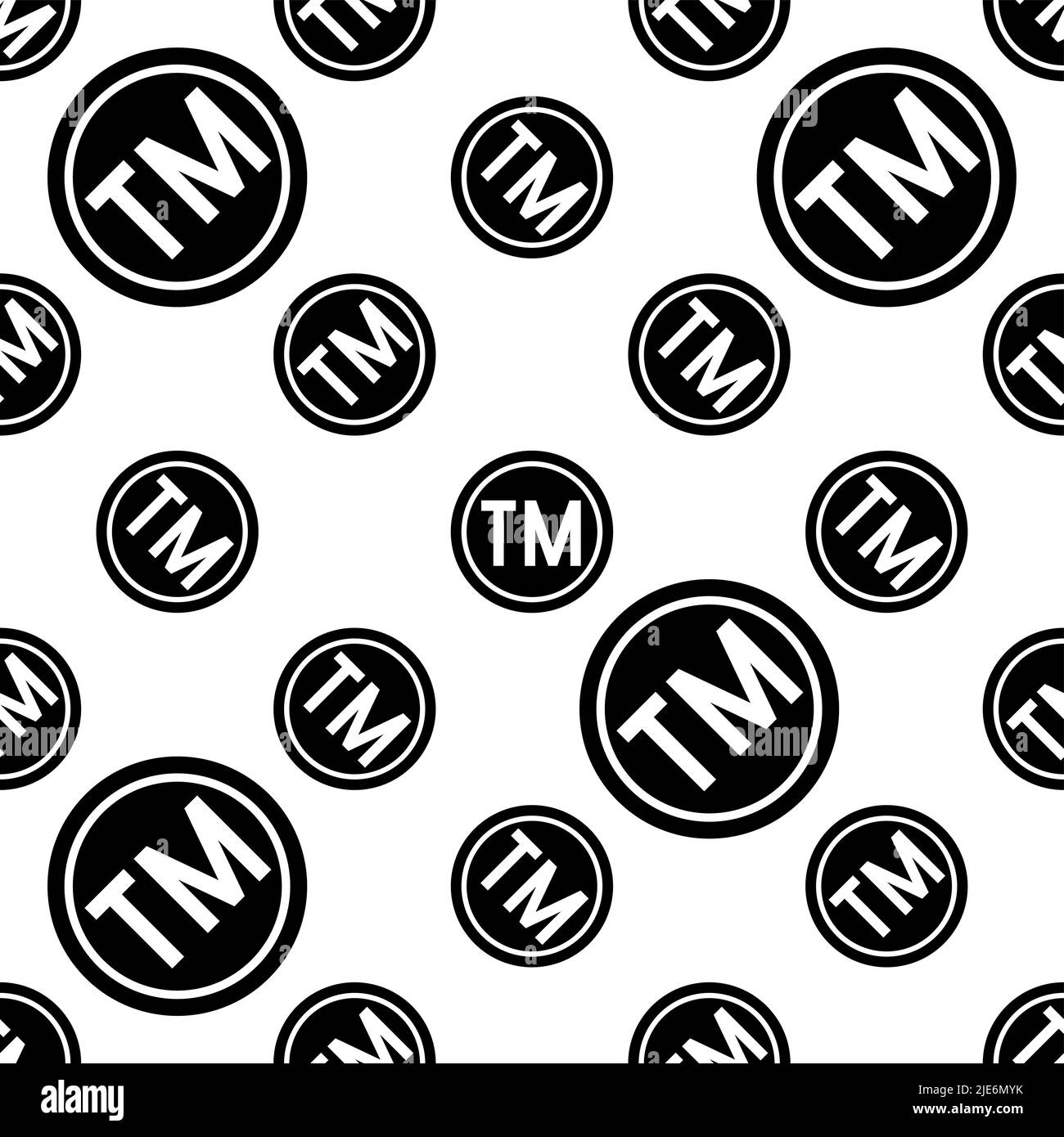 Symbole de marque de commerce TM motif transparent, symbole TM, symbole de marque non enregistrée icône de marque de commerce illustration vectorielle Illustration de Vecteur