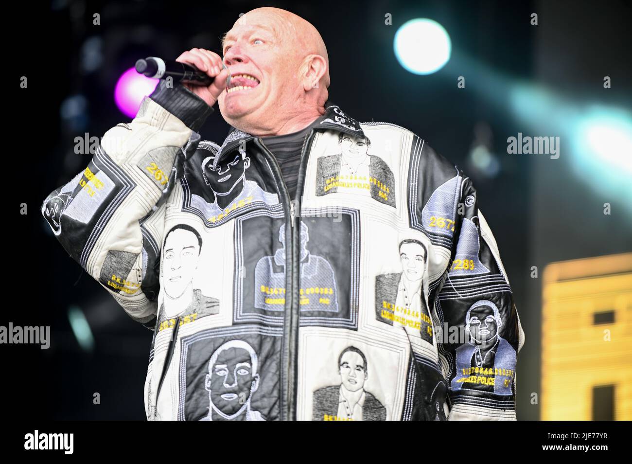 25 juin 2022, Leeds, Yorkshire du Sud, U.K: Bad Manners , Bloodport de Buster se exécutant au festival de lets Rock Leeds 80s , Royaume-Uni , 25.06.2022 (Credit image: © Robin Burns/ZUMA Press Wire) Banque D'Images