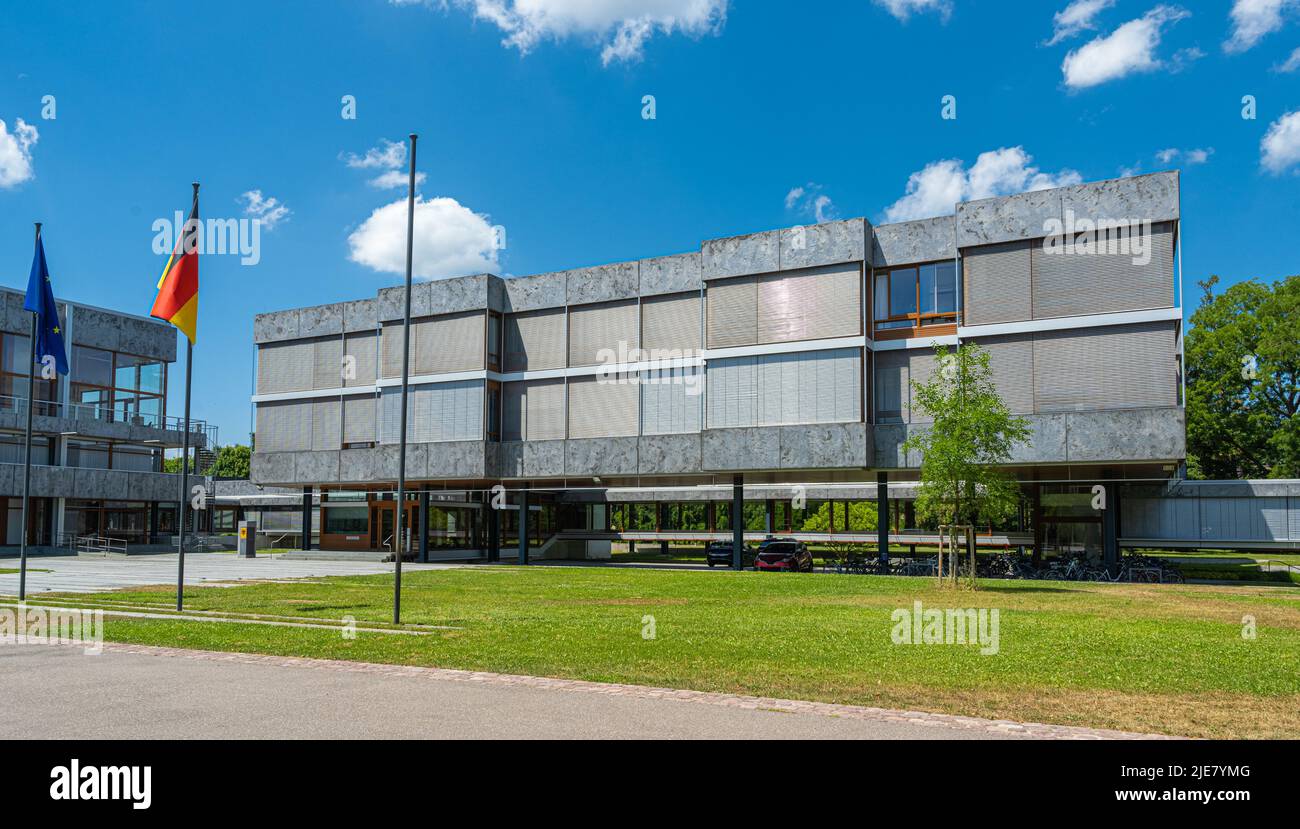 Cour constitutionnelle fédérale (Bundesverfassungsgericht) à Karlsruhe. Allemagne, Bade-Wurtemberg, Europe Banque D'Images