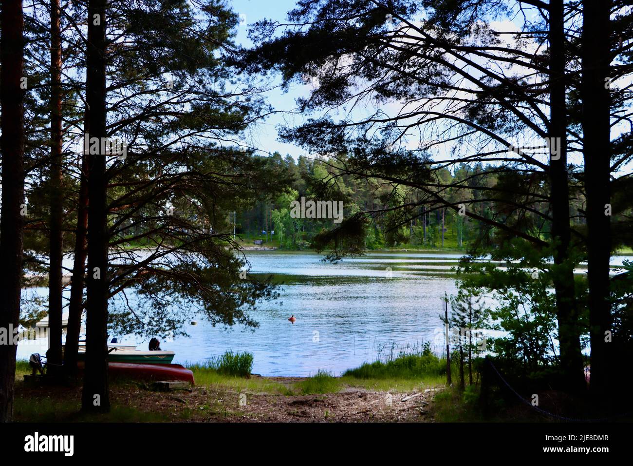 L'été dans le sud de la Finlande près de Porvoo Banque D'Images