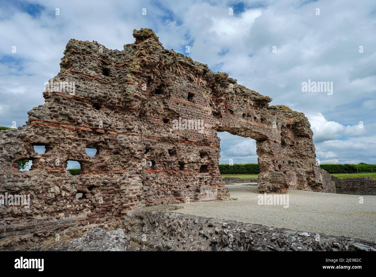 L'ancien travail, ville romaine de Wroxeter, Shropshire Banque D'Images