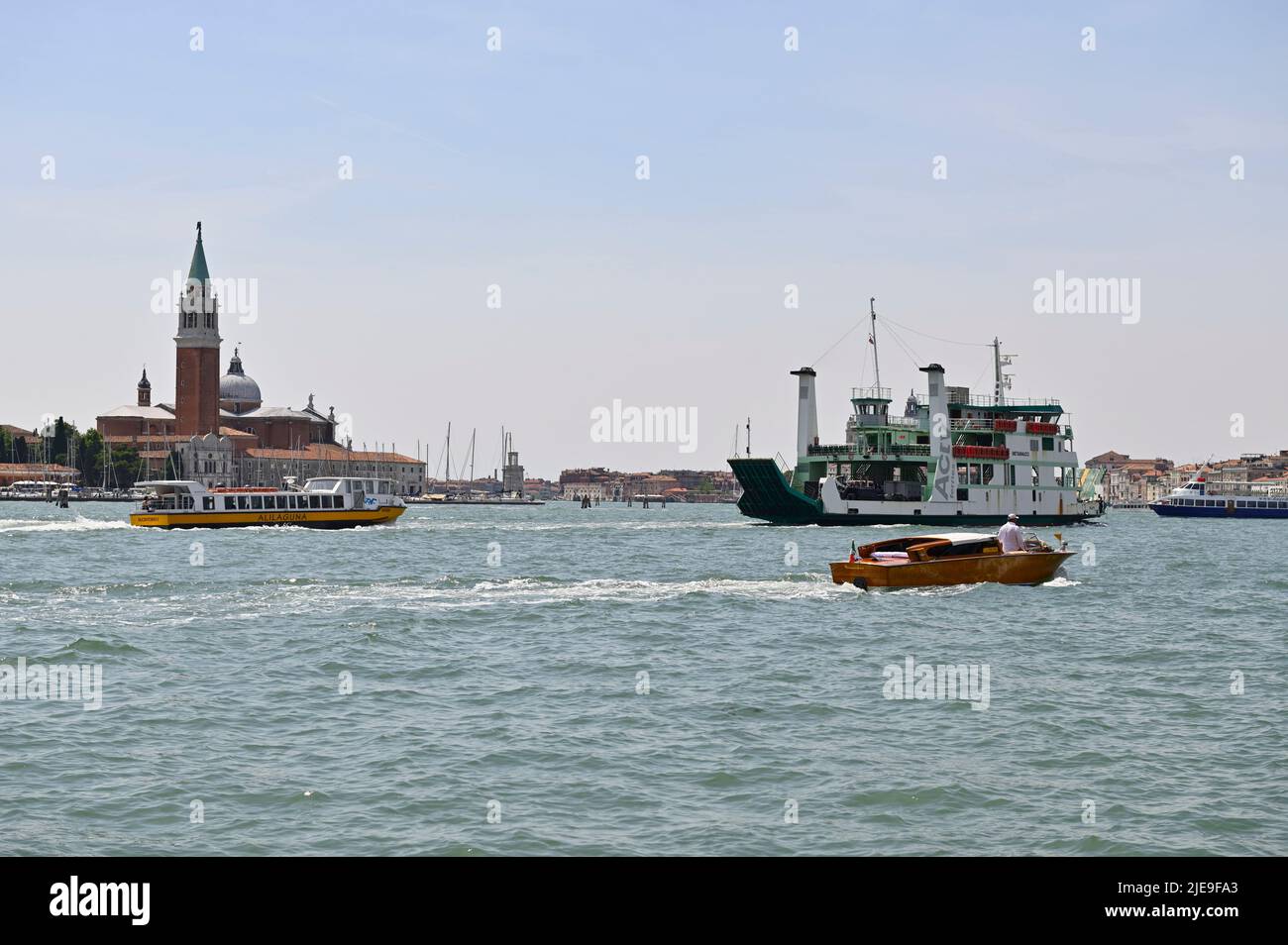 Venise, Italie. 17 juin 2022. Vue sur l'île de San Giorgio Maggiore Banque D'Images