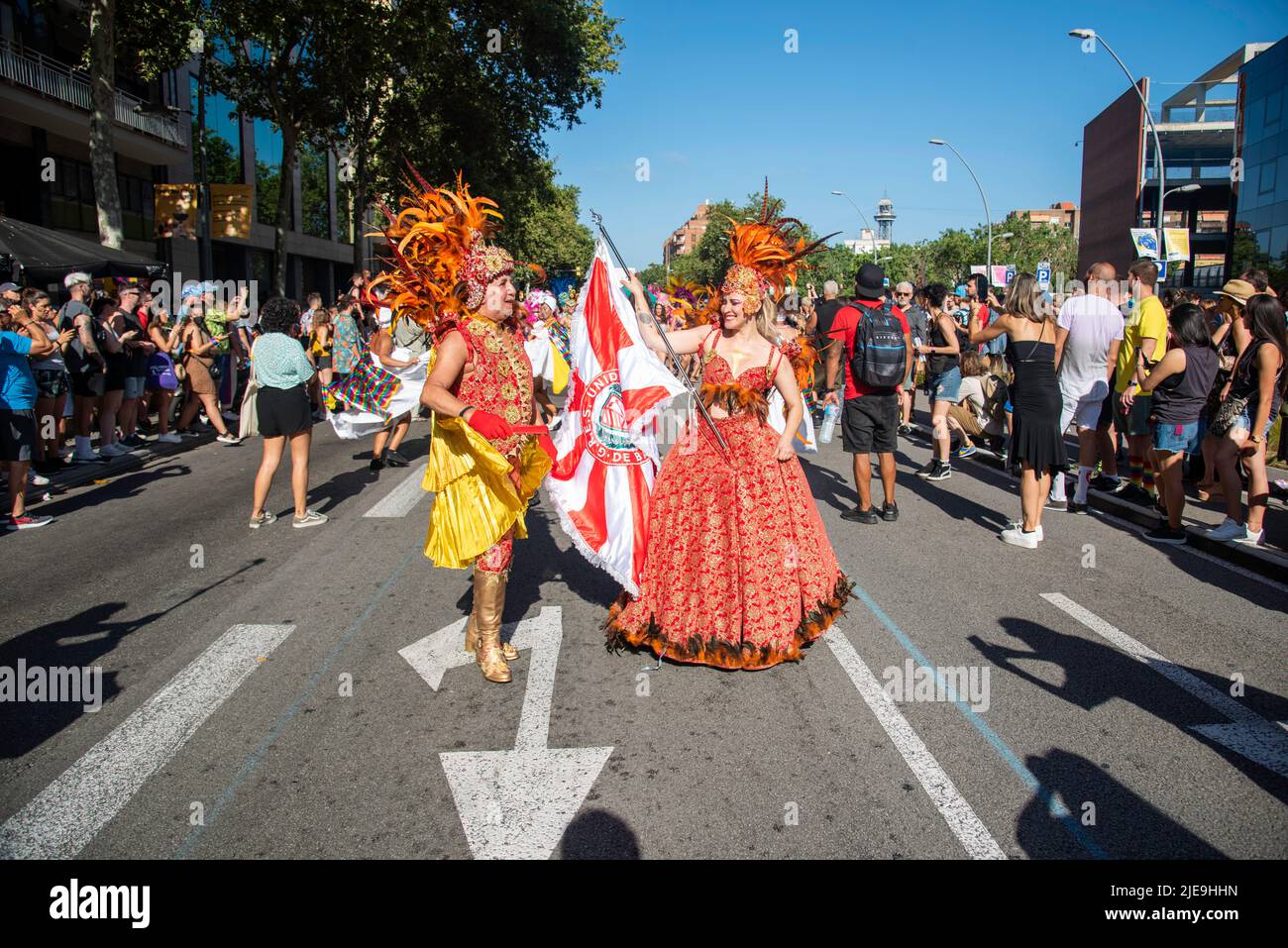 Barcelone 25/06/2022 dia del orgullo gay gay gay Pride barcelona 2022 Banque D'Images