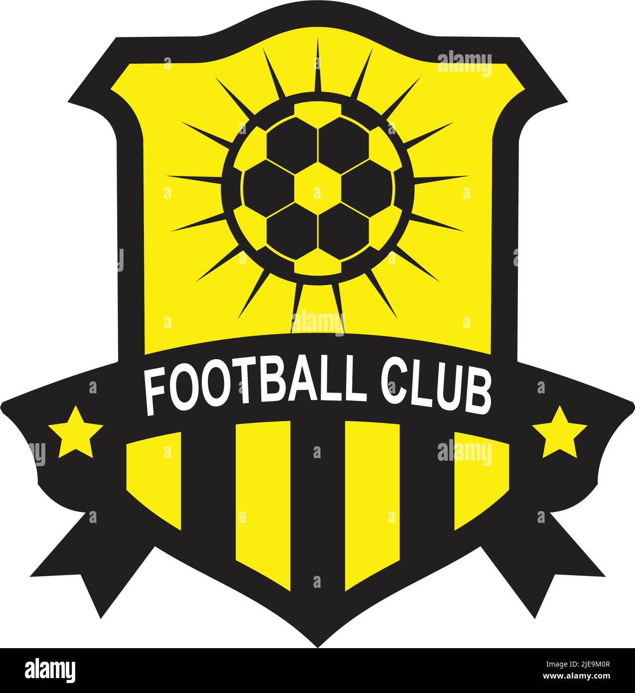 Logo emblème de football modèle vectoriel d'inspiration Illustration de Vecteur
