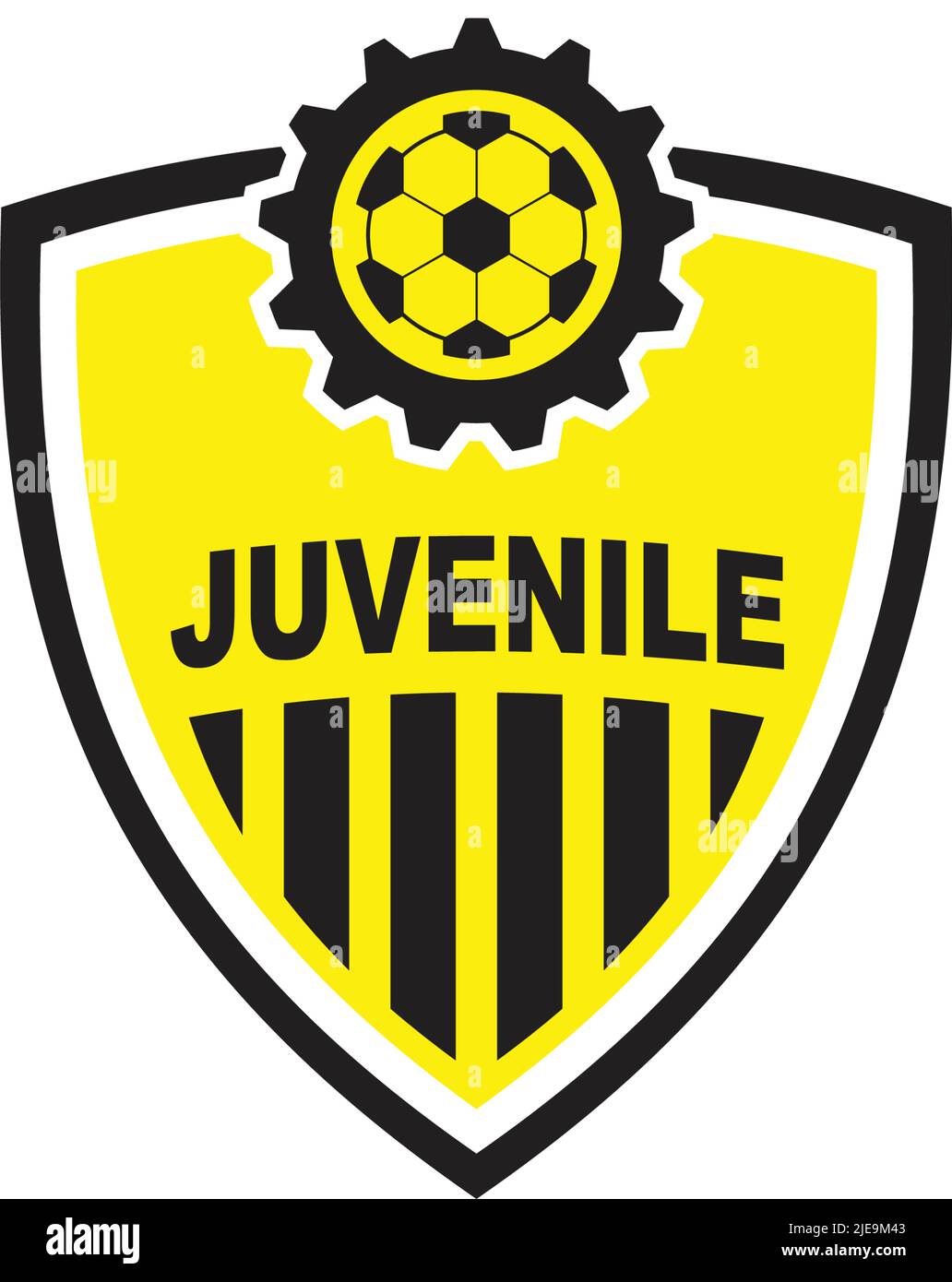 Logo emblème de football modèle vectoriel d'inspiration Illustration de Vecteur