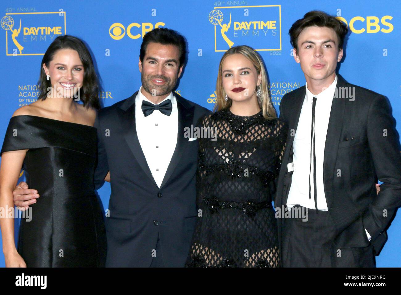 Pasadena, États-Unis. 24th juin 2022. Kaitlin Riley, Jordi Vilasuso, huisee Madison, Blake Richardson au Daytime Emmys Awards 49th au Pasadena Convention Center on 24 juin 2022 à Pasadena, CA (photo de Katrina Jordanie/Sipa USA) crédit: SIPA USA/Alay Live News Banque D'Images