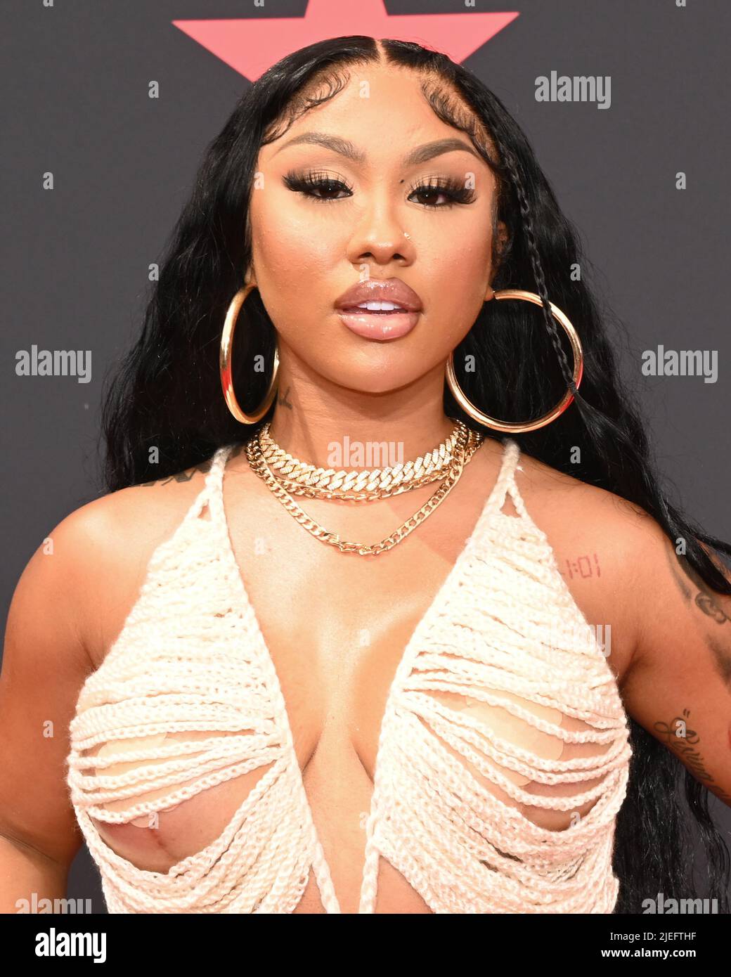 26 juin 2022 - Los Angeles, Californie - Ari Fletcher. Prix BET 2022. (Credit image: © Billy Bennight/AdMedia via ZUMA Press Wire) Banque D'Images