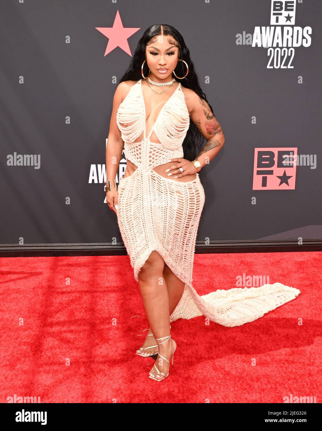 26 juin 2022 - Los Angeles, Californie - Ari Fletcher. Prix BET 2022. (Credit image: © Billy Bennight/AdMedia via ZUMA Press Wire) Banque D'Images