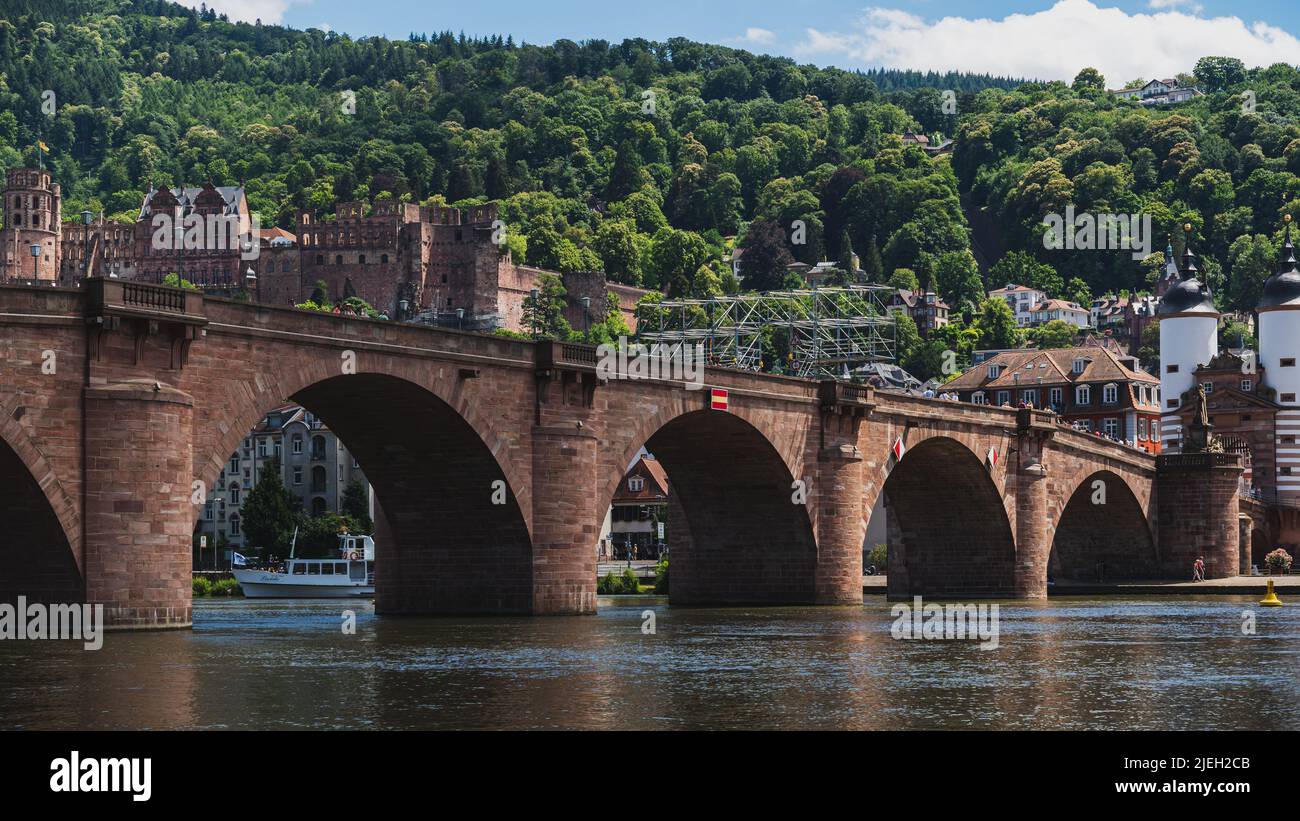Pont Heidelberg Banque D'Images