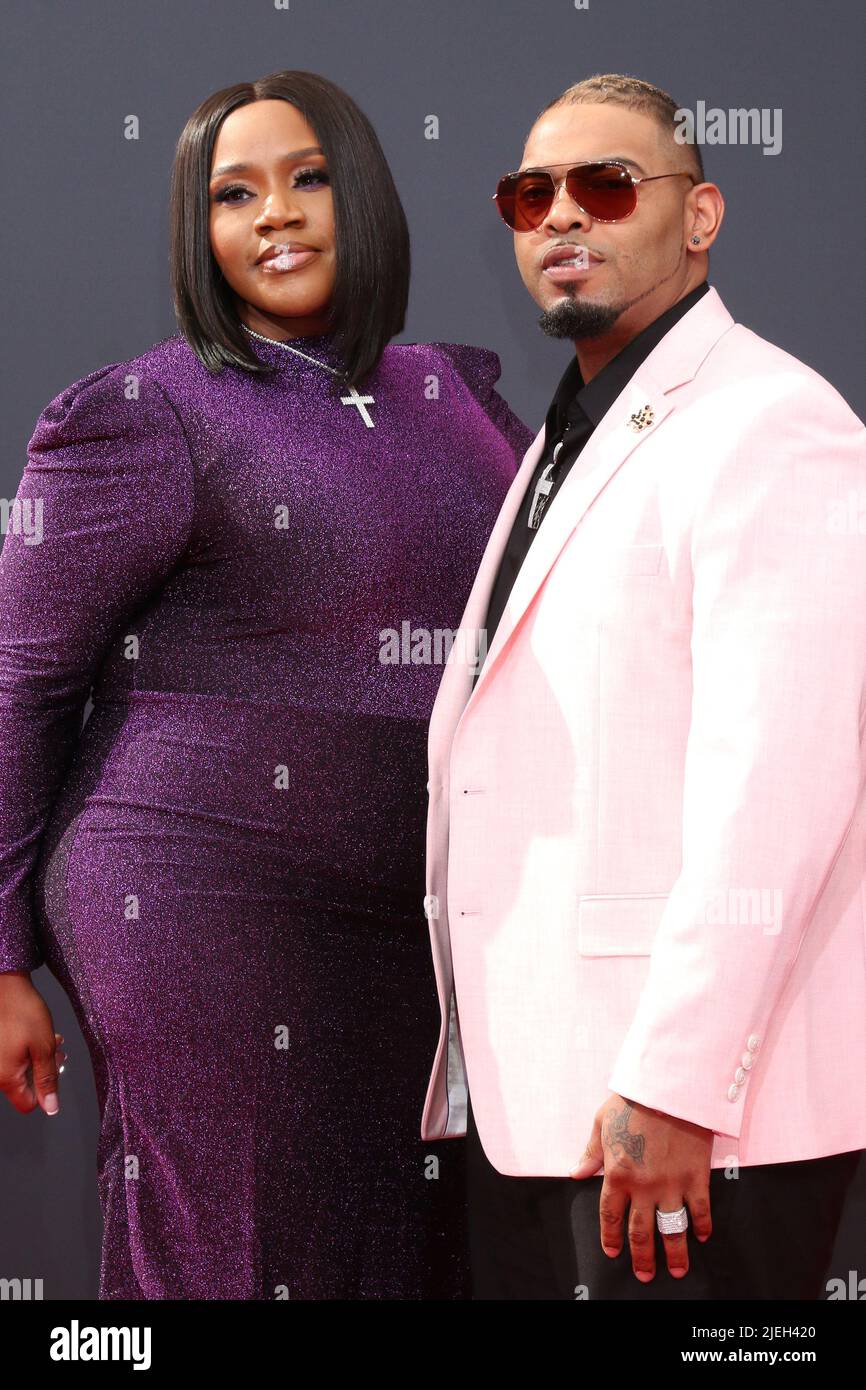 26 juin 2022, Los Angeles, CA, Etats-Unis: LOS ANGELES - JUIN 26: Kelly Price, mari au 2022 Microsoft Theatre on 26 juin 2022 à Los Angeles, CA (image de crédit: © Kay Blake/ZUMA Press Wire) Banque D'Images