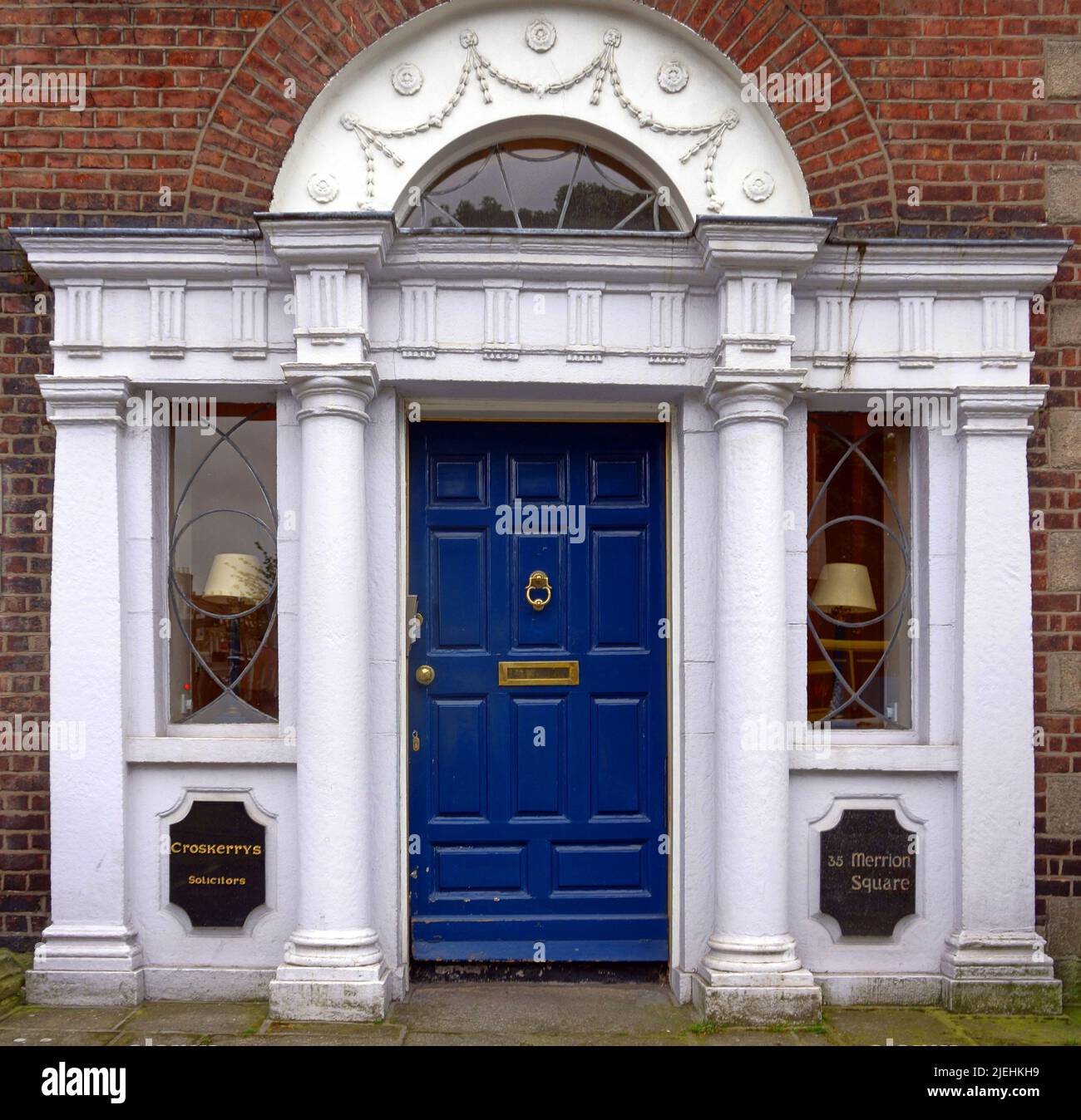 Hautstür,Hautstüren, Dublin, Irlande, farbig, blau, Banque D'Images